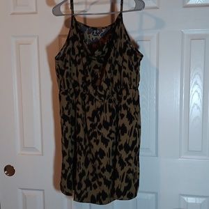 NWOT Shein Curve Olive and Black Animal Print Top - 2XL
